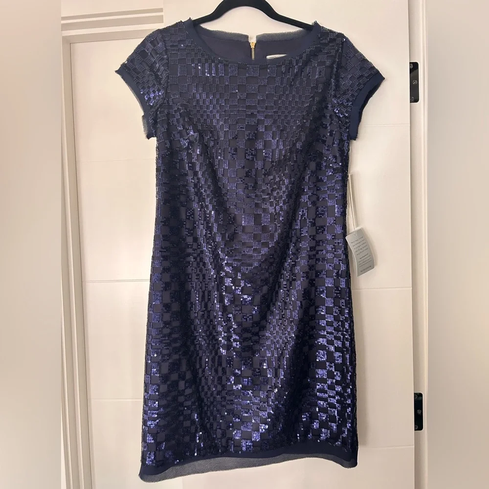 NwT Eliza J Bodycon Dress - Navy - Size 6 - Picture 4 of 7